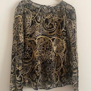 Elegant long sleeve blouse